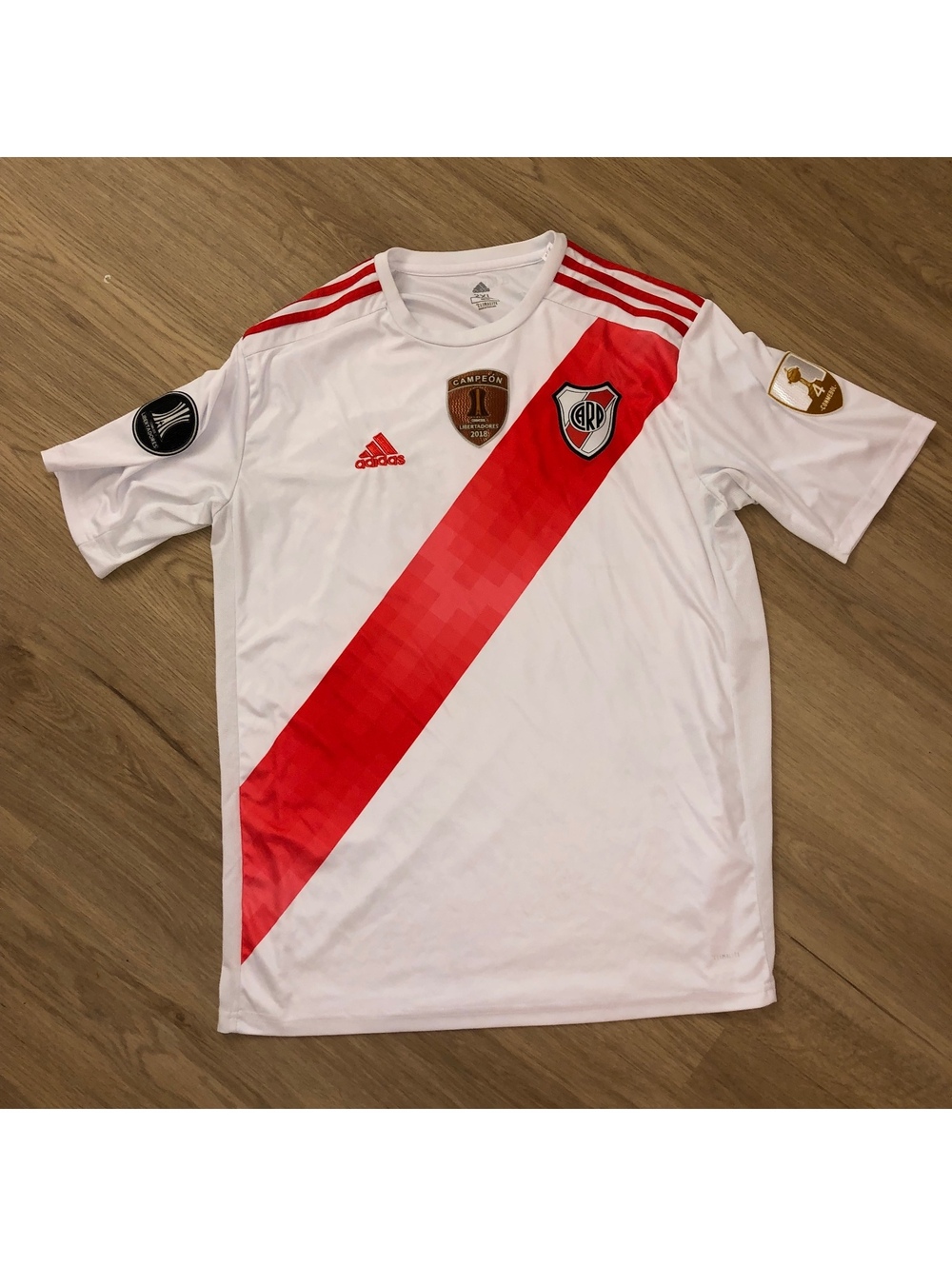 ADIDAS RIVER PLATE COPA LIBERTADORES JERSEY RAFAEL SANTOS BORRE MENS SIZE XXL